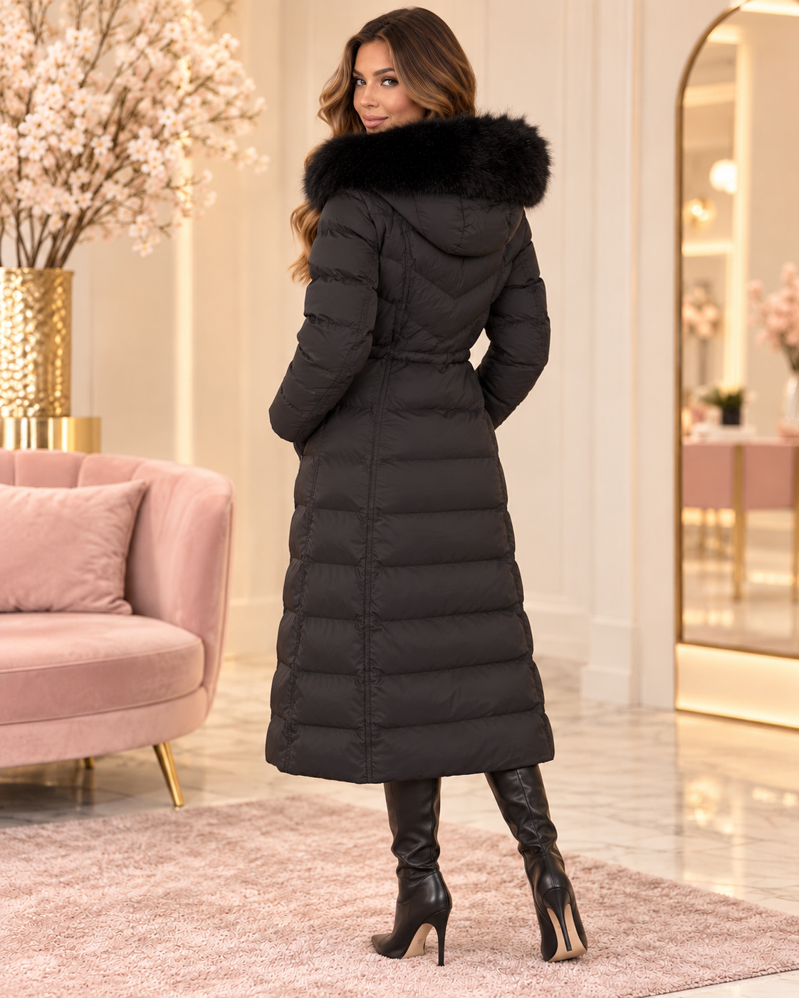 Noëlle Long Puffer Coat