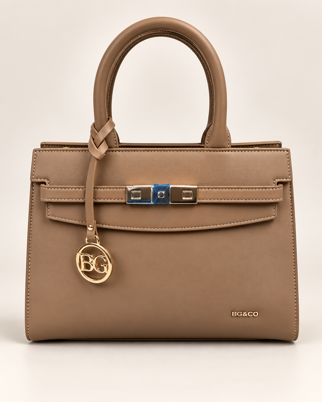 luxe hand tas taupe
