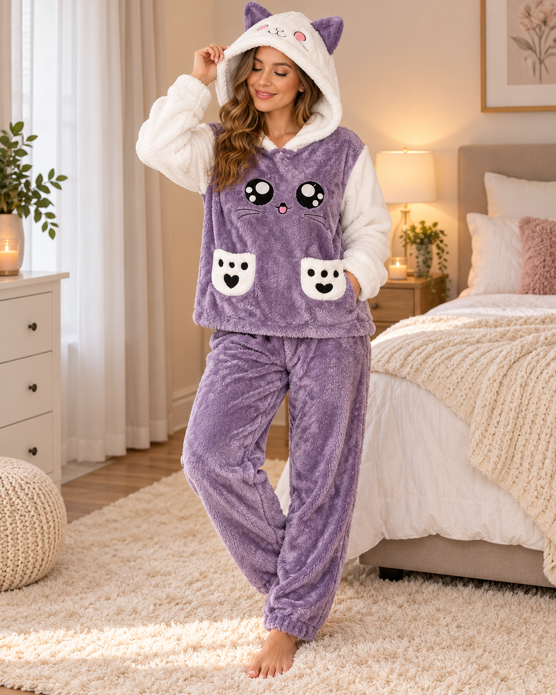 Hamster pyjama - lila