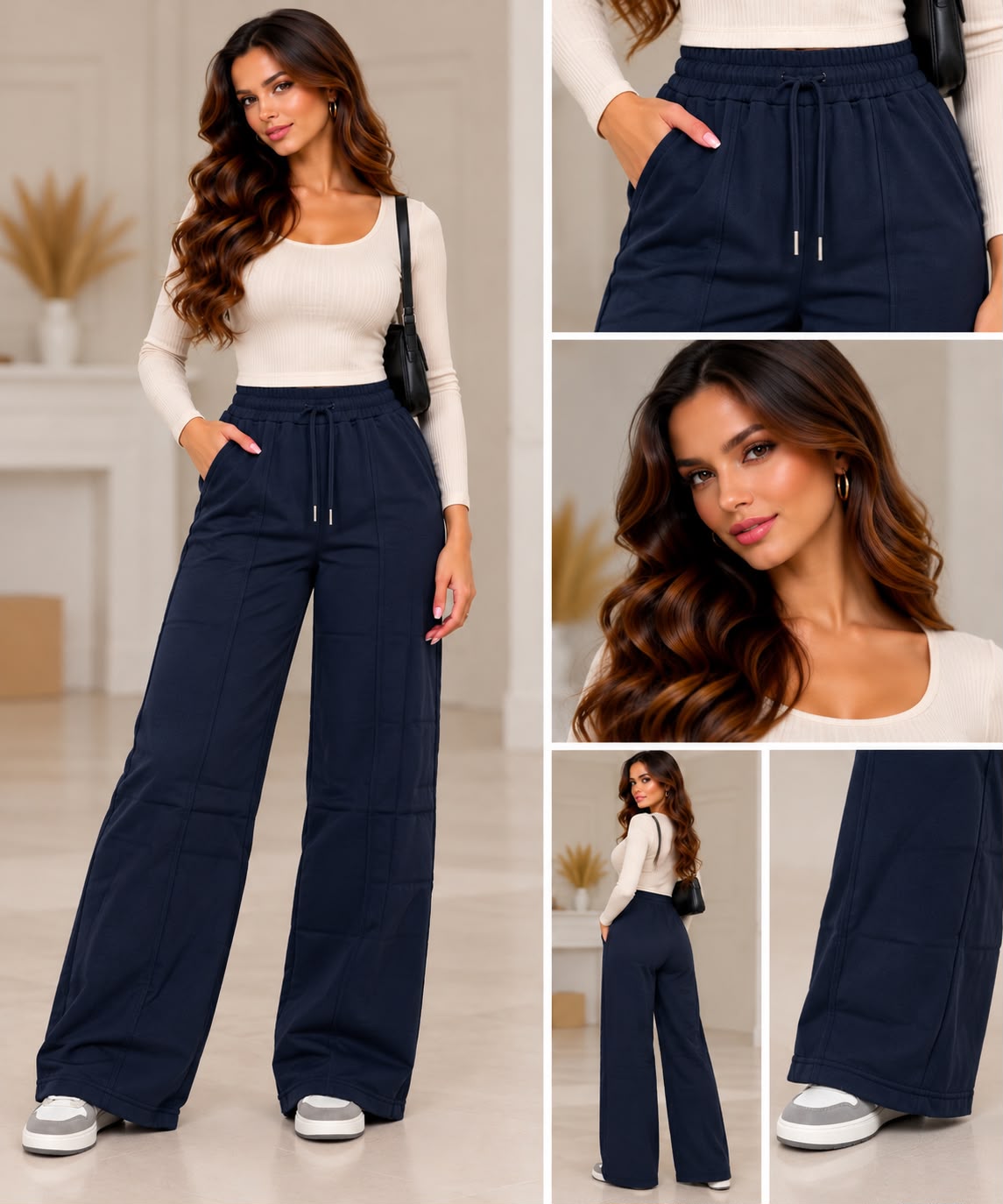 Nova broek - donker blauw