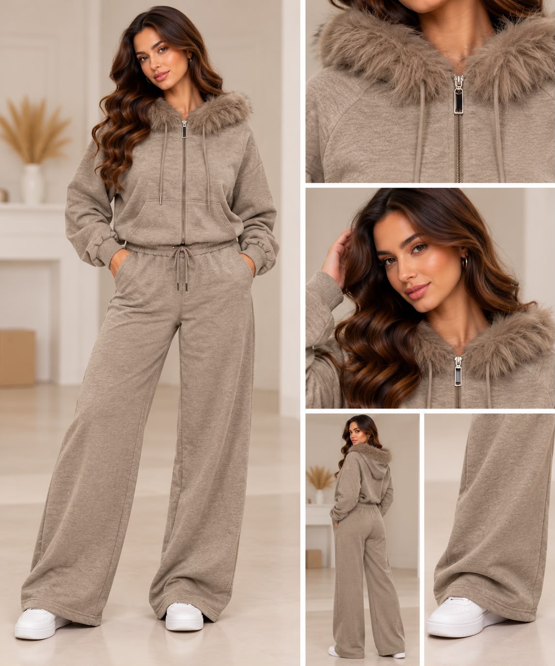Noor set - taupe