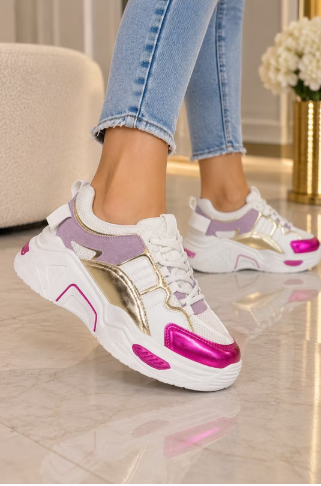 Livia Pink Glow Sneakers