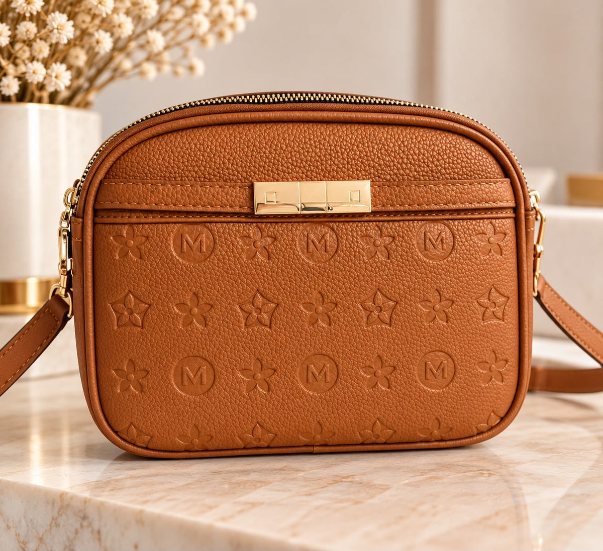 Ster tas - bruin