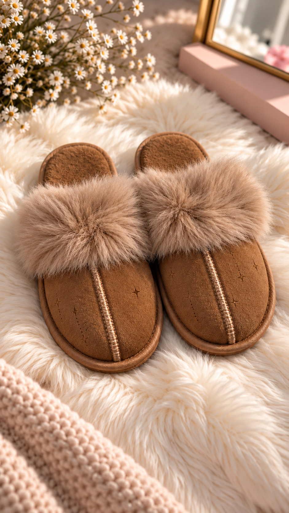 Pantoffels - bruin
