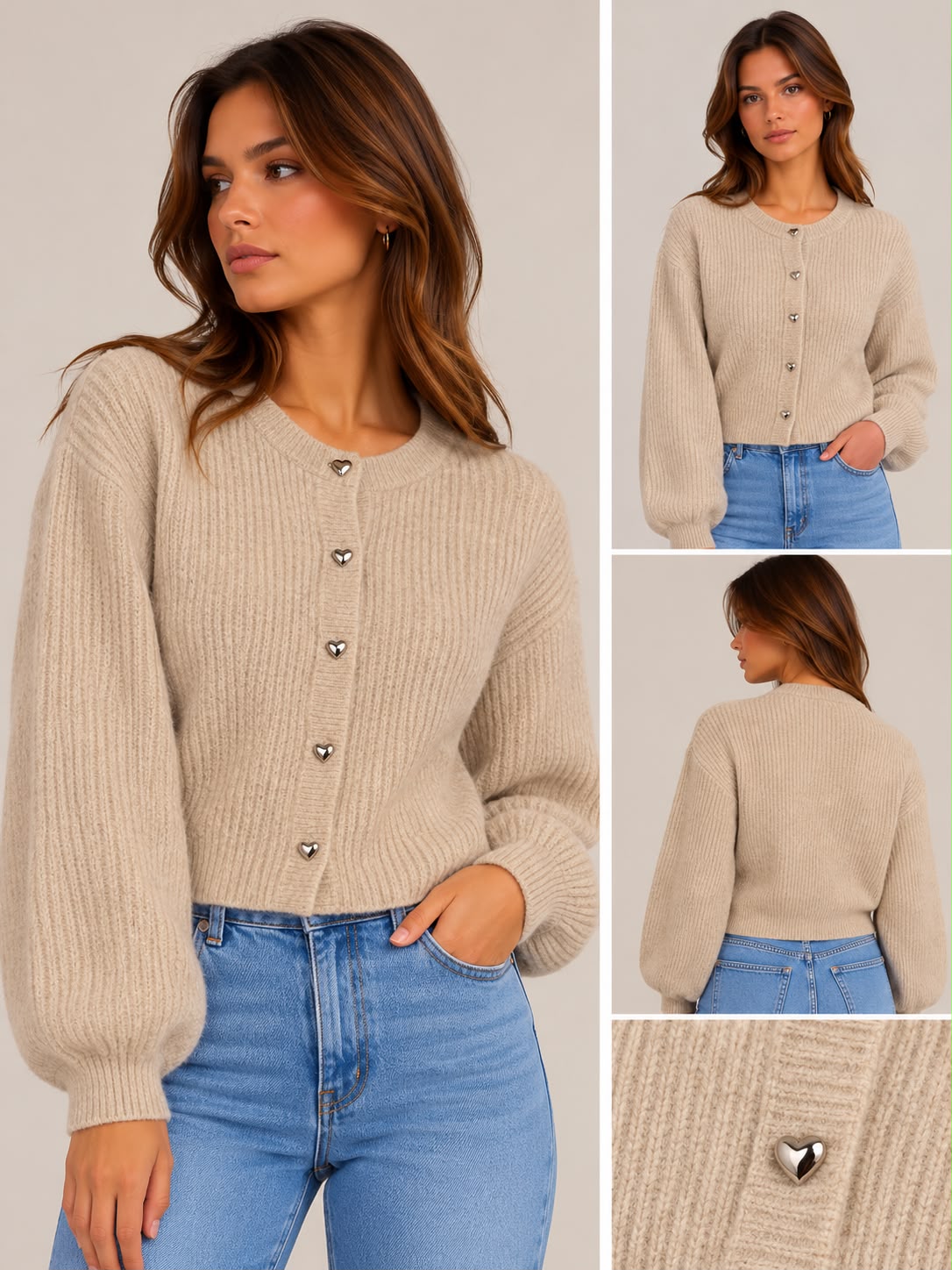Mia vest - creme