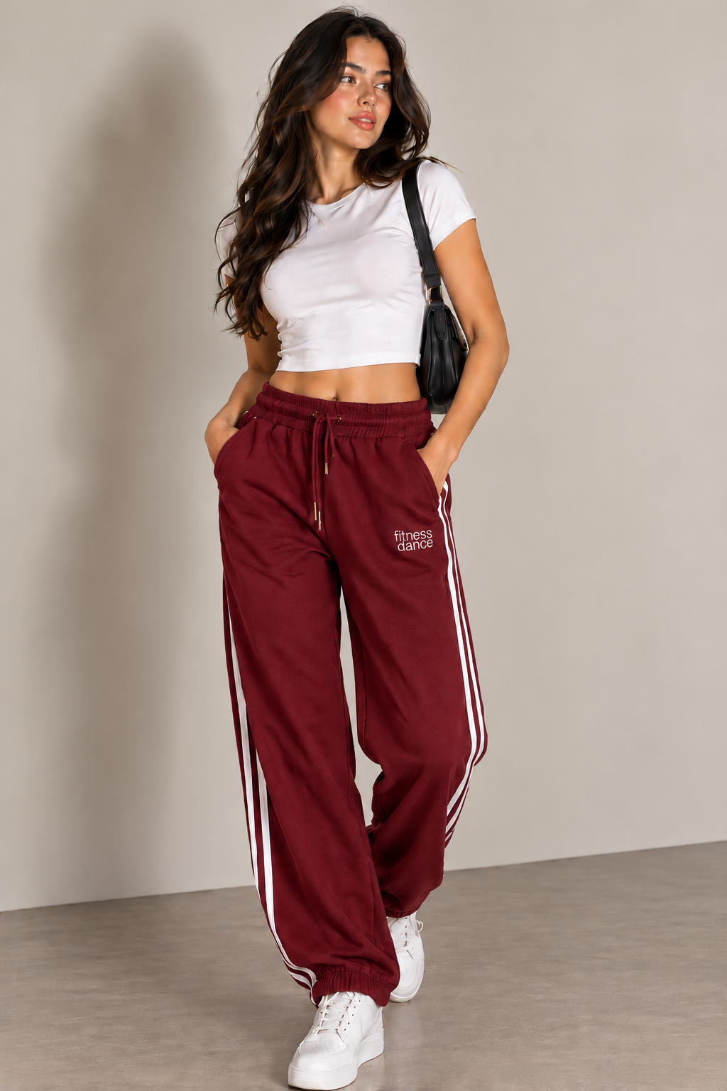 Dance broek - bordeaux rood