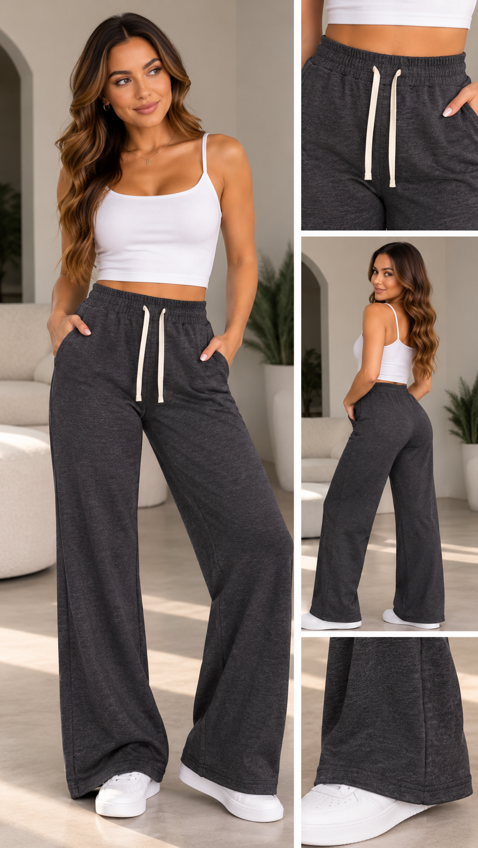 Jogging broek -  grijs