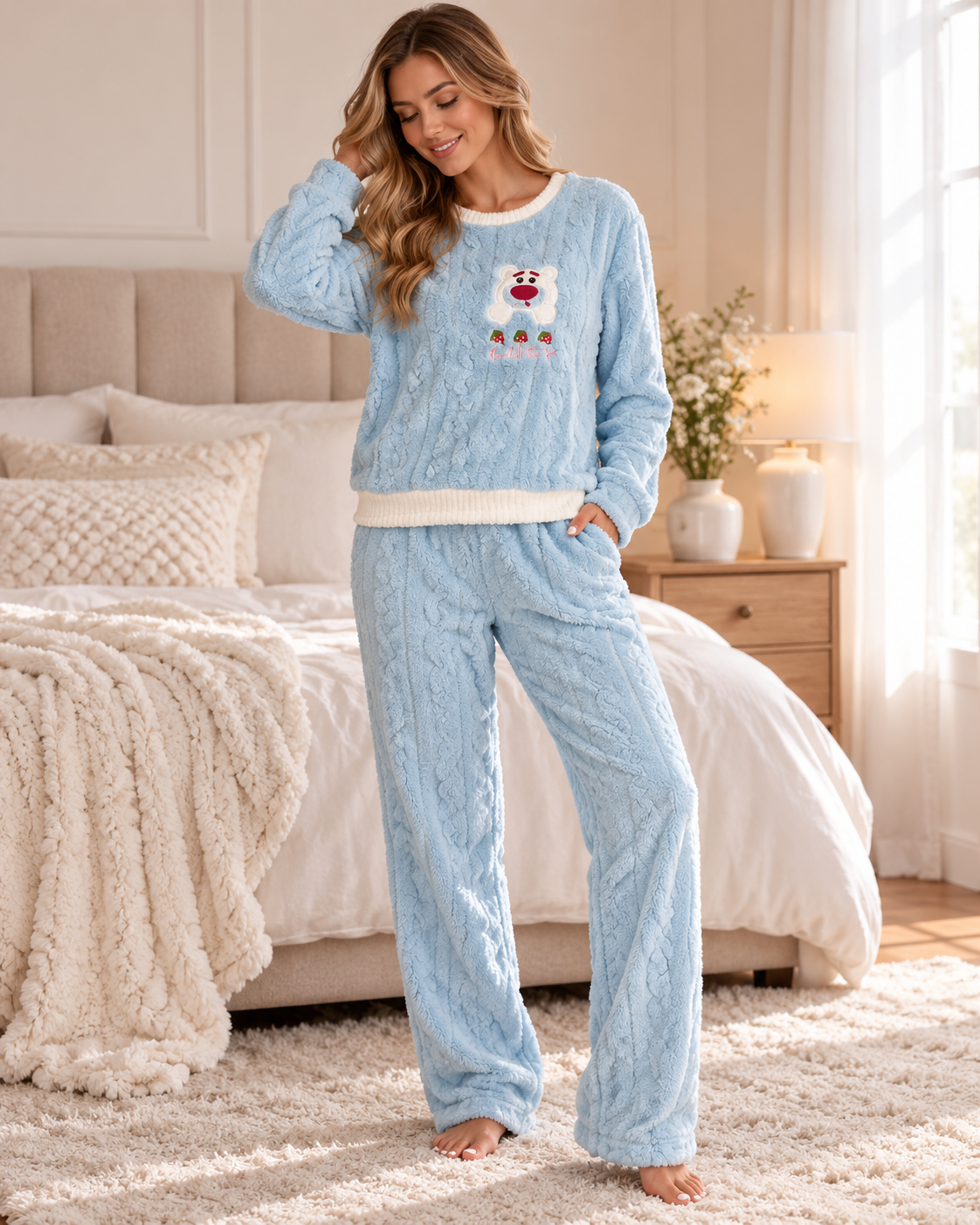 Pyjama beertje - blauw