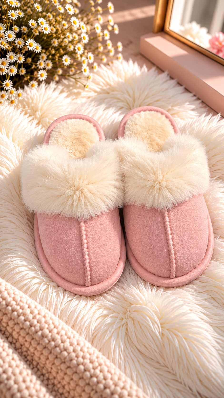 Kinder pantoffels- roze