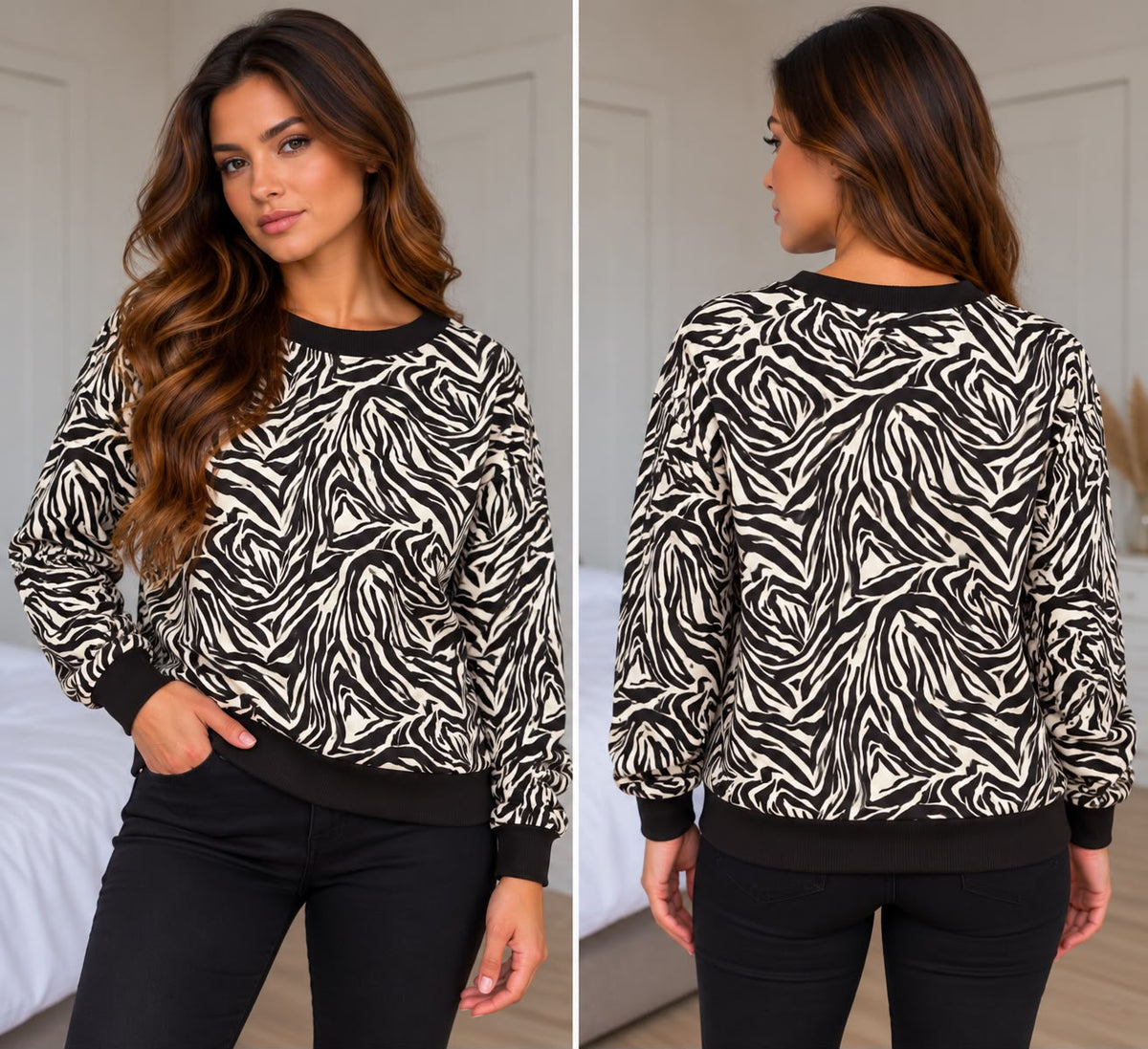 Zebra trui