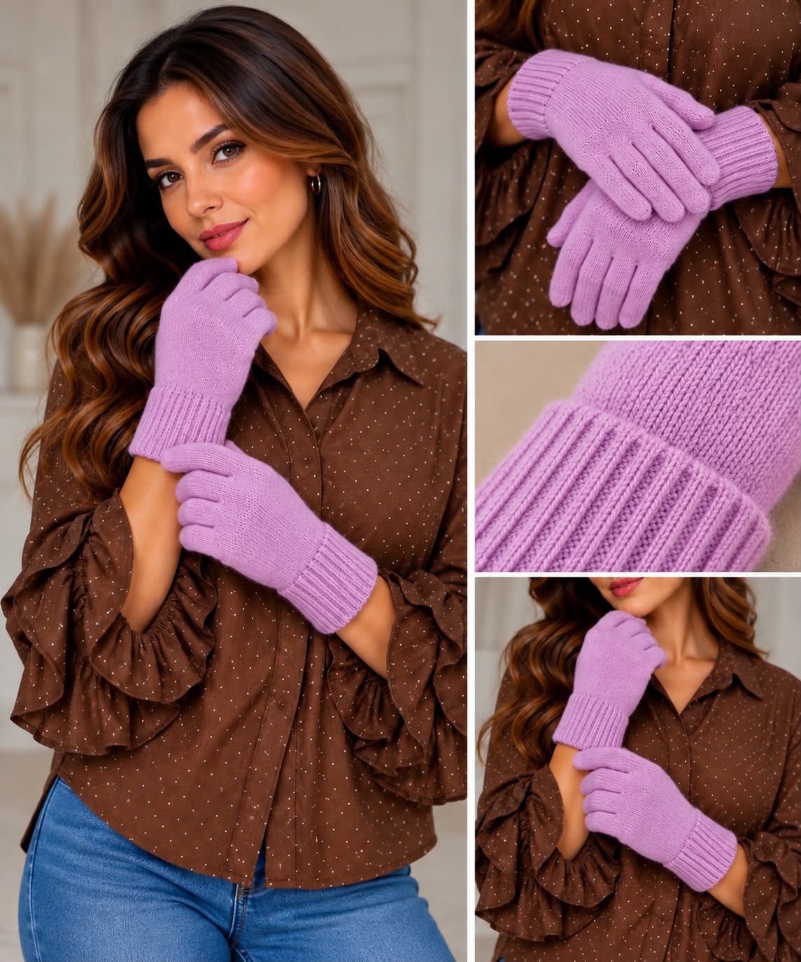Handschoenen - lila