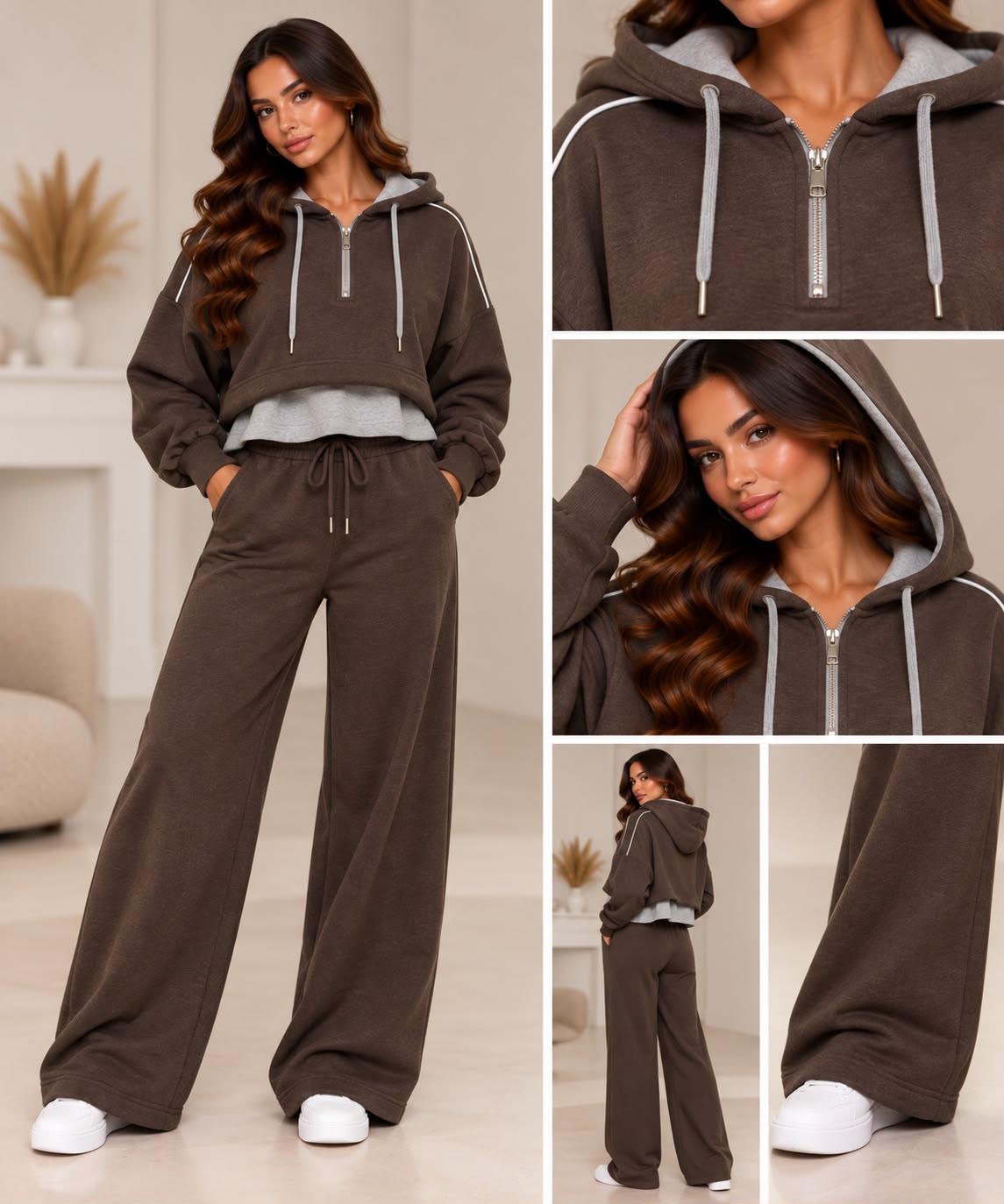 Belle set - bruin